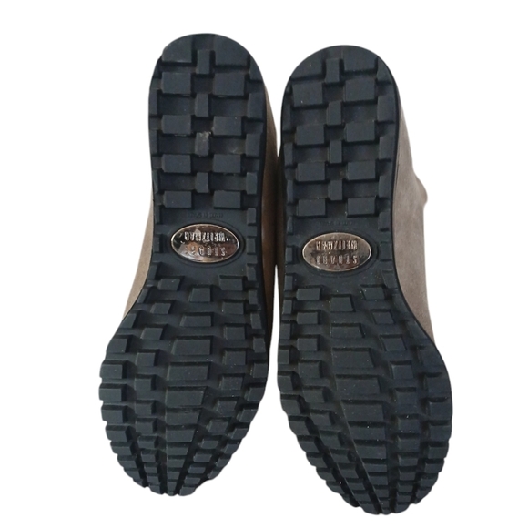 Stuart Weitzman Light Taupe Suede Wedge Boot Winter Slouch Boot size 7 - Picture 8 of 11